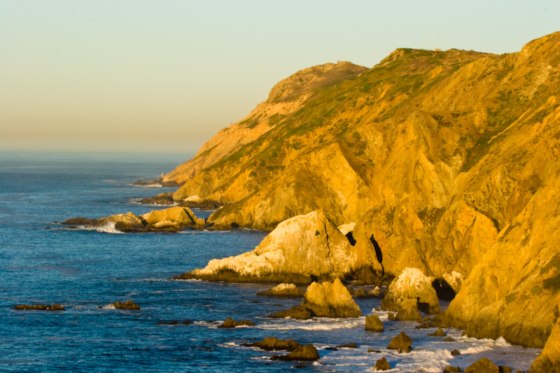 Coastline In Early Morning Light